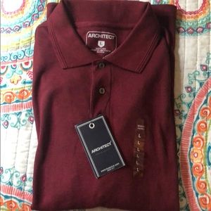 Long sleeve polo shirt